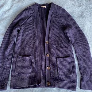 navy blue GAP thick cardigan!